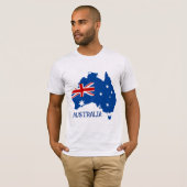 T-shirt Drapeau australien (Devant entier)