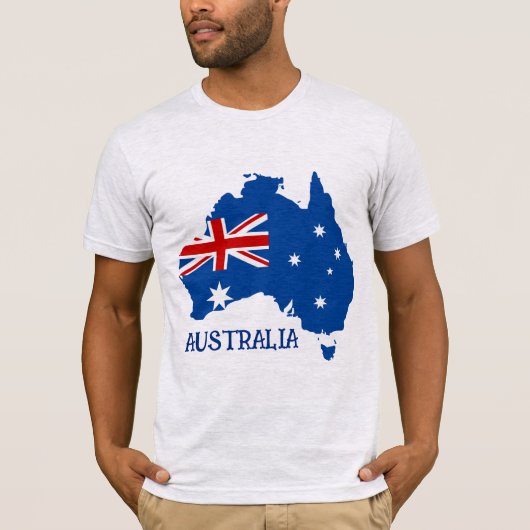 T-shirt Drapeau australien (Devant)