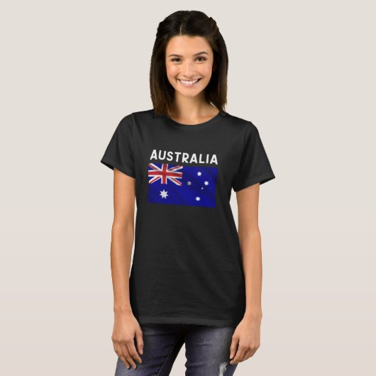 T-shirt Drapeau australien (Devant entier)