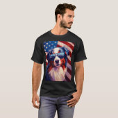 T-shirt Drapeau australien 4 juillet américain (Devant entier)