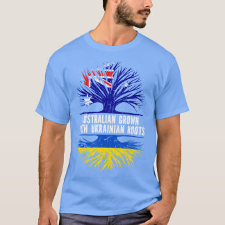 T-shirt Drapeau australien aux racines ukrainiennes