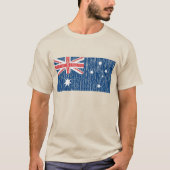T-shirt Drapeau australien en détresse (Devant)