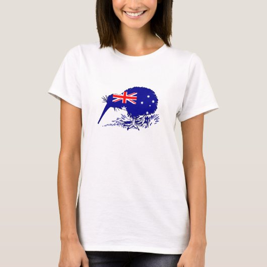 T-shirt Drapeau australien - Kiwi Bird (Devant)