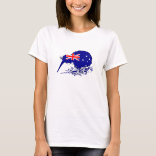 T-shirt Drapeau australien - oiseau de kiwi