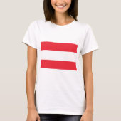 T-shirt Drapeau Autriche (Devant)
