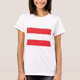 T-shirt Drapeau Autriche