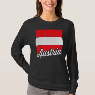 T-shirt Drapeau Autriche Drapeau Autriche Autriche