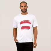 T-shirt Drapeau autrichien (Devant entier)
