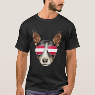 T-shirt Drapeau autrichien Terrier Chien Autriche Poche