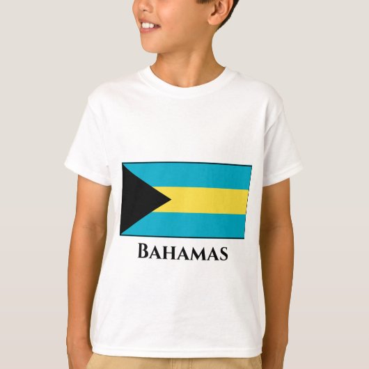 T-shirt Drapeau Bahamas (Devant)