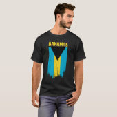 T-shirt Drapeau Bahamas (Devant entier)
