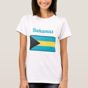 T-shirt Drapeau Bahamas