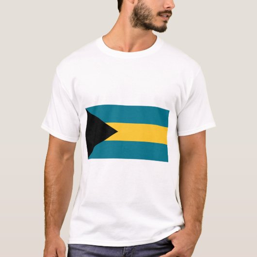 T-shirt Drapeau Bahamas (Devant)