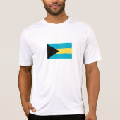 T-shirt Drapeau bahaméen (Devant)
