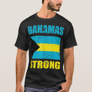 T-shirt Drapeau bahaméen des haricots caricaturaux des Bah