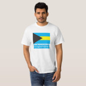T-shirt Drapeau bahaméen en rêve Bahamas (Devant entier)