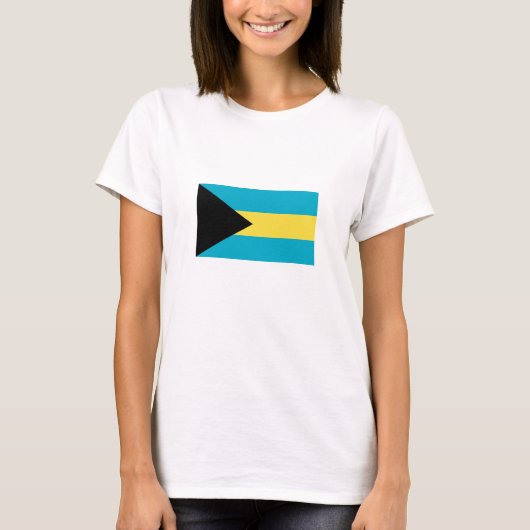 T-shirt Drapeau bahamien (Devant)