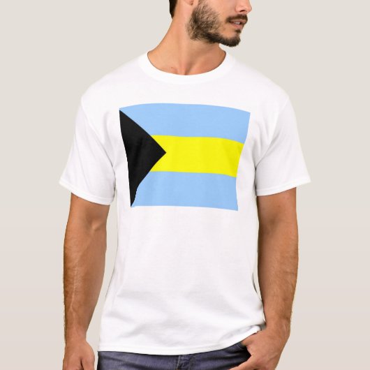 T-shirt Drapeau bahamien (Devant)