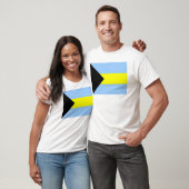 T-shirt Drapeau bahamien (Unisexe)