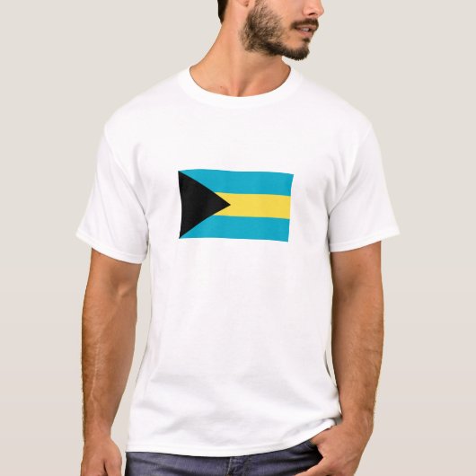 T-shirt Drapeau bahamien (Devant)