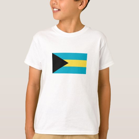 T-shirt Drapeau bahamien (Devant)