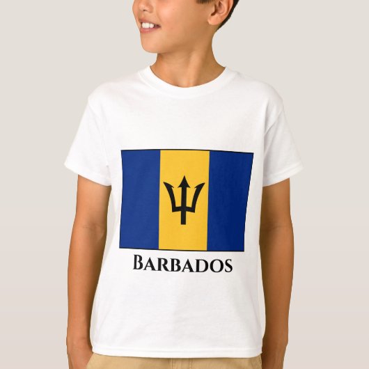 T-shirt Drapeau Barbade (Devant)