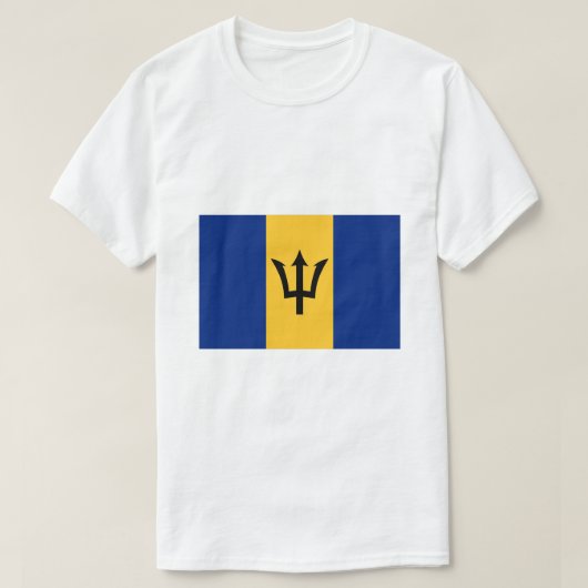 T-shirt Drapeau Barbade (Design devant)