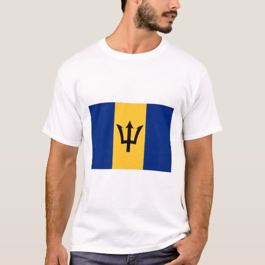 T-shirt Drapeau Barbade (Devant)