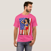 T-shirt Drapeau Barbz (Devant entier)