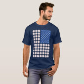 T-SHIRT DRAPEAU BASEBALL USA (Devant entier)