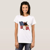 T-shirt Drapeau Basenji (Devant entier)