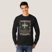 T-shirt Drapeau Basque Fier Basques Hommes & Femmes (Devant entier)