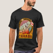 T-shirt Drapeau Beaver Canada (Devant)