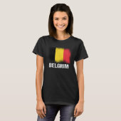 T-shirt Drapeau belge (Devant entier)