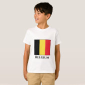 T-shirt Drapeau belge (Devant entier)