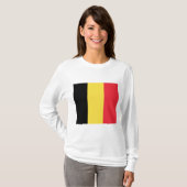 T-shirt Drapeau belge (Devant entier)