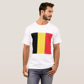 T-shirt Drapeau belge (Devant entier)