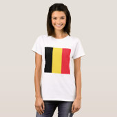 T-shirt Drapeau belge (Devant entier)