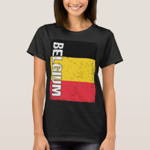 T-shirt Drapeau belge Belgique 1