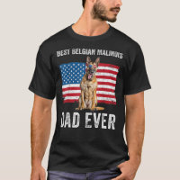 Drapeau Belge Malinois Papa Américain Drapeau Belg