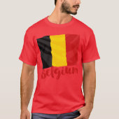 T-shirt Drapeau Belgique (Devant)