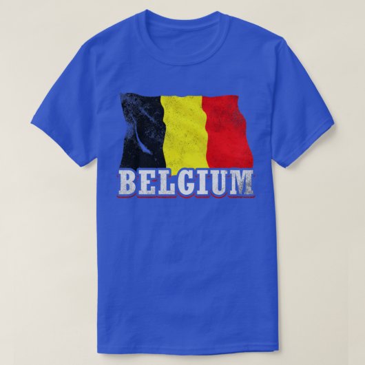 T-shirt Drapeau Belgique (Design devant)