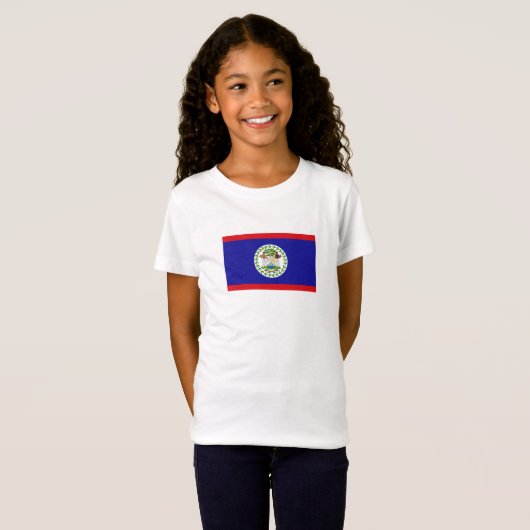 T-Shirt Drapeau bélizien (Devant entier)