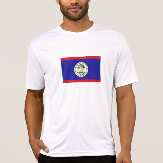 T-shirt Drapeau bélizien (Devant)