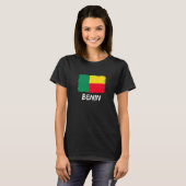 T-shirt Drapeau Béninois Bénin (Devant entier)