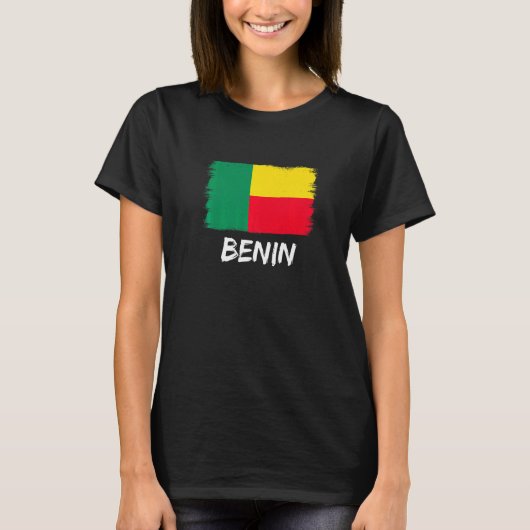 T-shirt Drapeau béninois Bénin (Devant)