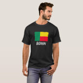 T-shirt Drapeau béninois Bénin (Devant entier)