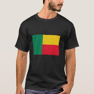 T-shirt Drapeau Béninois Griffe Racines Béninoises Fierté