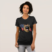 T-shirt Drapeau berger allemand (Devant entier)