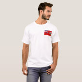 T-shirt drapeau bermuda (Devant entier)